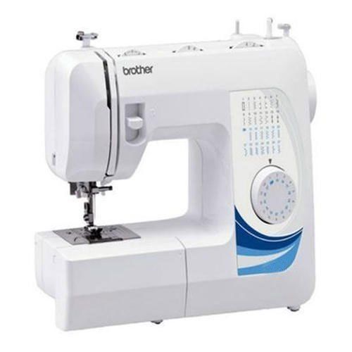 Electric Brother Horizontal Automatic Sewing Machine - Max Stitch Width 5mm, Single Needle, 2000-3000 Stitches/Min | 12 Months Warranty, Electric Power, Painted Finish, White Color