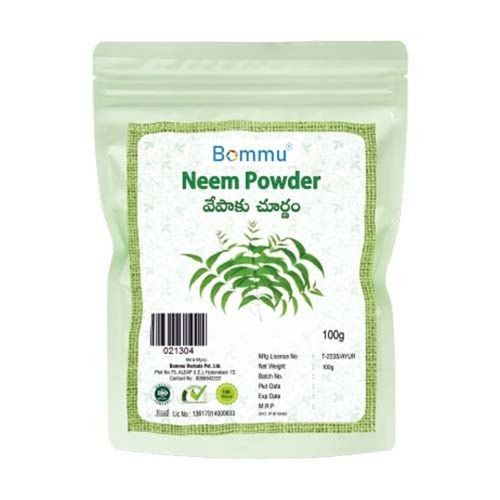 Herbal Antibacterial Green Neem Leaf Dried Powder