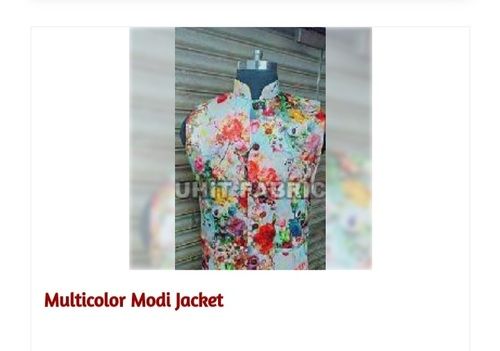 Multicolor Fancy Mens Printed Jacket