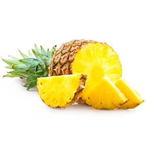 Total Carbohydrate 13 g/100gms Protein 0.5 g/100gms Healthy and Natural Fresh Pineapple