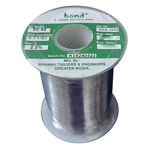 Composition: 60/40 Tin/Lead Silver Solder Wire at best price in Noida