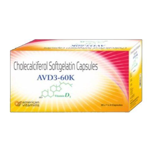 Cholecalciferol AVD3 60K Softgel Capsules