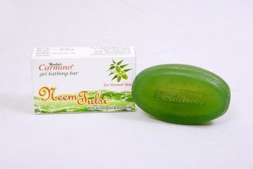 No Herbal Green Neem Tulsi Gel Skin Care Bathing Soap Bar