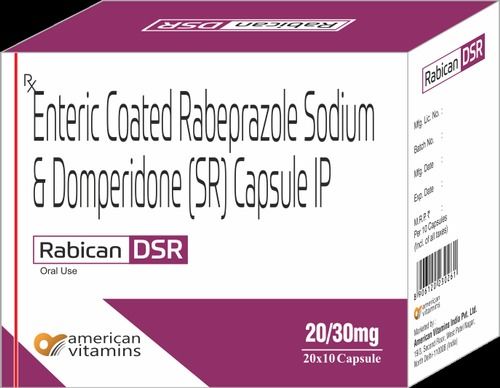  Rabica Dsr कैप्सूल 20Mg 30Mg कूल और ड्राई प्लेस 