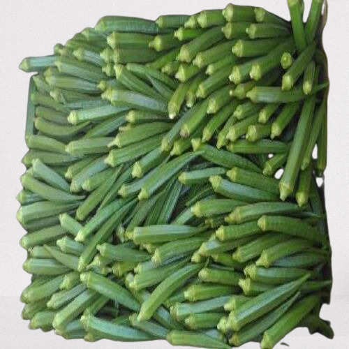 कुल कार्बोहाइड्रेट 7 ग्राम 2% आहार फाइबर 3.2 ग्राम 12% विटामिन सी 38% स्वस्थ जैविक हरा ताजा भिंडी