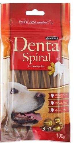 Pet Food 3 In 1 Goodies Dental Spiral (100G) For Dogs