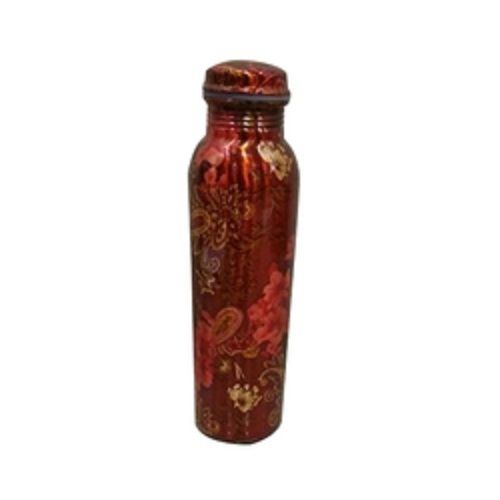 Metal 950Ml Color Printed Copper Bottle