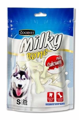 Chemical And Salmonella Free Goodies Milky Flavour Calcium Bone 25 Piece