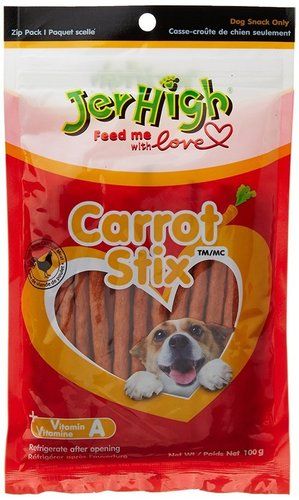 Delicious And Nutritious Jerhigh Carrot Stix Dog Treats