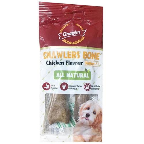 Gnawlers Chicken Bone 4.5 Inch (265g) Formulated For Large And Medium Breed Dogs