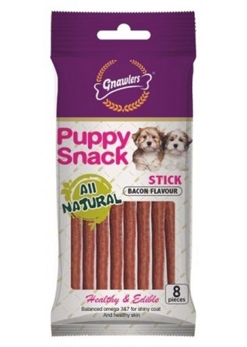 Gnawlers Stick Bacon Flavour Puppy Snack 8 Pieces, Health Snack For Your Puppy