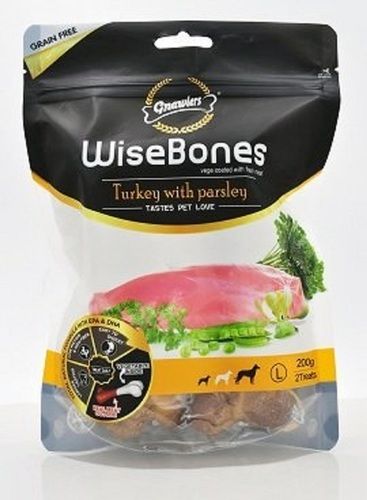 Gnawlers Wisebones Large (Turkey With Parseley) 2 Pcs