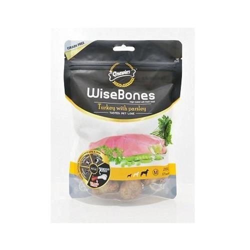 Gnawlers Wisebones Medium (Turkey With Parseley) 5 Pcs