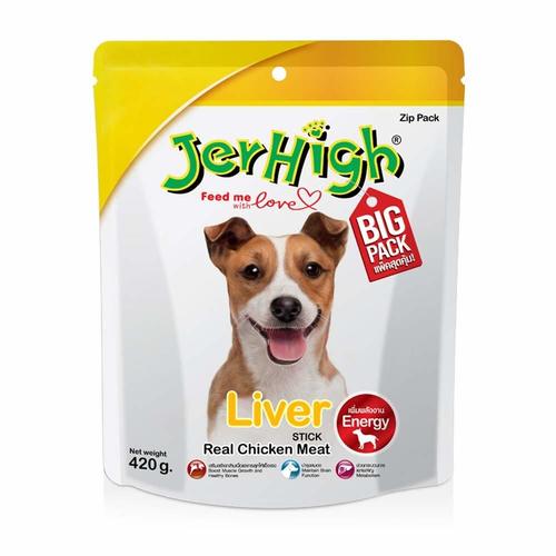 Jerhigh Liver Stick Dog Treats, Made With Real Meat, Great Taste For Dogs