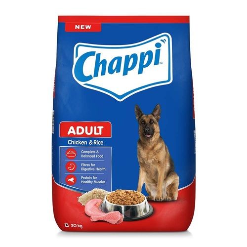 Pedigree Adult Chicken And Rice Chappi 20 Kg, Suitable For Pugs, Beagle To Labrador And Golden Retriever
