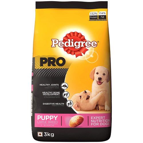 Pedigree Puppy Large Breed 3 Kg, Helps Ensure Healthy Bone Development