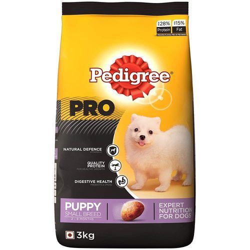 Pedigree Puppy Small Breed 3 Kg, Contains Quality Proteins For Healthy Growth