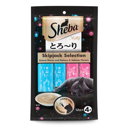 Pet Food Sheba Skipjak Selection Cat Snack 48Gm