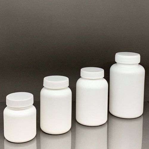 White 100 Ml Screw Cap Hdpe Plastic Pharma Bottle