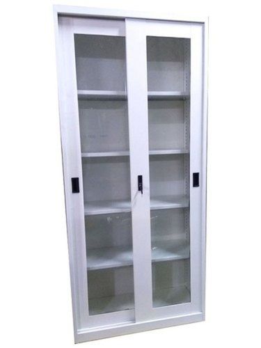 White Double Door Corporate Office Multipurpose Mild Steel Storage Cupboard