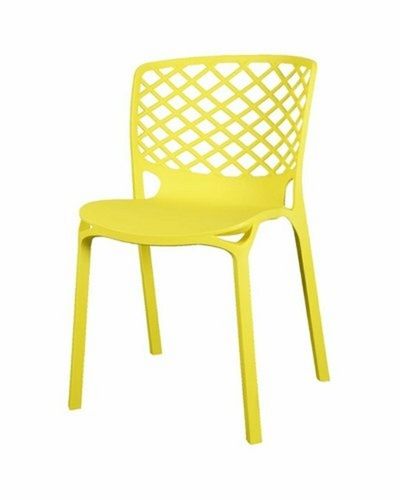 Multi Color Yellow Portable Classy Plastic Stackable Restaurant Cafe Chair Dimension(L*W*H): 66X46X78  Centimeter (Cm)