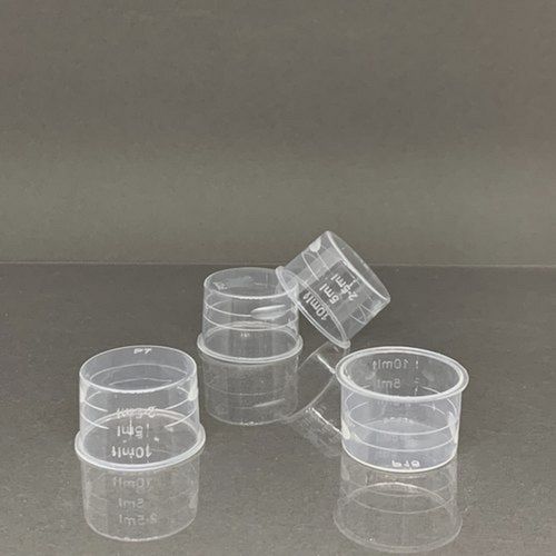 Plastic Transparent Pharmaceutical Ropp Medicine Syrup Measuring Cap Diameter: 25 Millimeter (Mm)