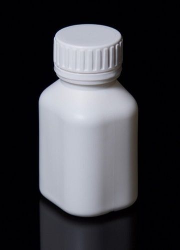Tamper Evident Cap Square Shape Pharmaceutical Plastic Bottle