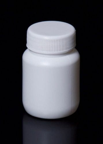 White Crack Resistant HDPE Plastic Pharma Bottles