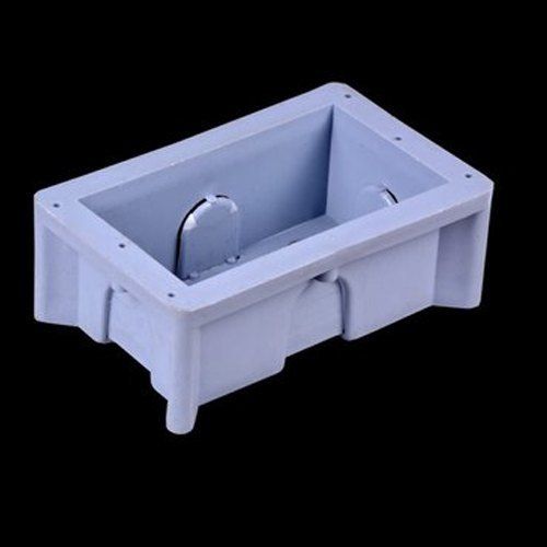 Blue 4 Module Pvc Rectangular Concealed Box