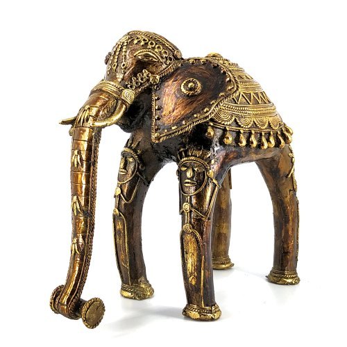 Natural Brass Elephant Statue 2.5Kg