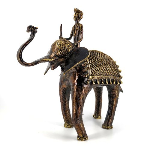 Natural Brass Elephant Statue 3Kg