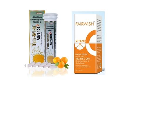 Fair Wish Advance Plus L Glutathione 600 Mg + N-Acetylcysteine 400 Mg With Vitamin C 500Mg (15 Tablets) Dosage Form: Tablet