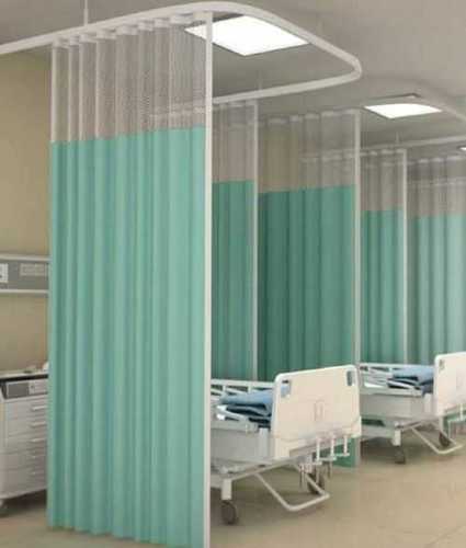 Blue Hospital Curtain Track System