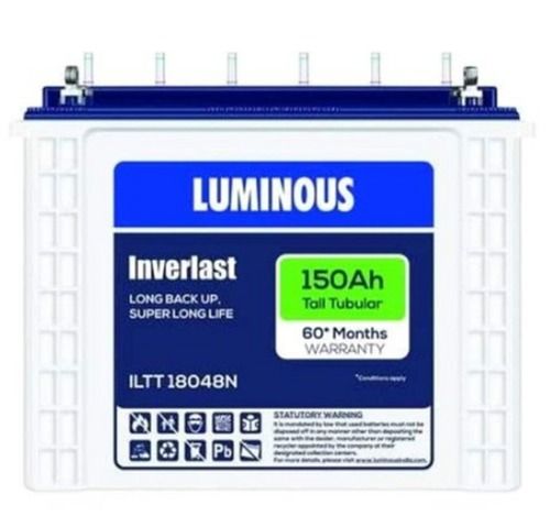 Luminous ILTT 18048N Inverlast 150Ah Tall Tubular Battery