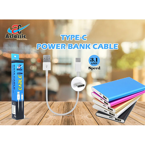 3.1 Amp Type C Power Bank Cable