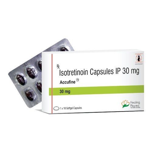  Accufine Isotretinoin 30Mg कैप्सूल कूल और ड्राई प्लेस 