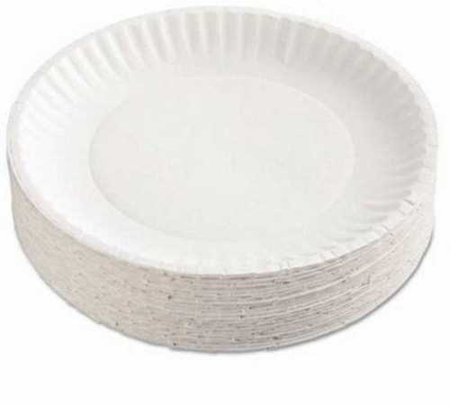 White Event Party Snacks Paper Plates