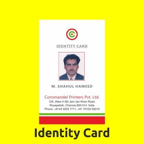 Identity Card Printing Services By Coromandel Printers Pvt. Ltd.