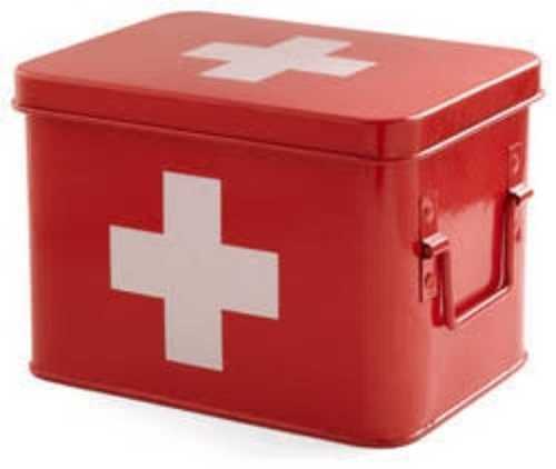 Red Medical Use First Aid Box