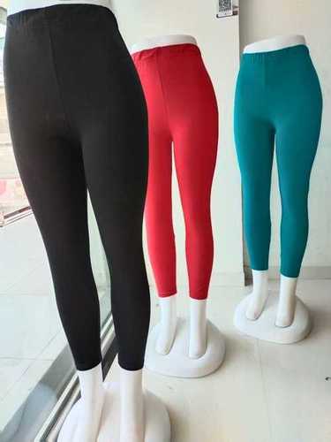 Spendex And Cotton Ankle Cut Lycra Leggings at best price in Hyderabad