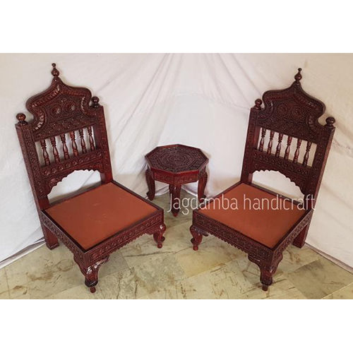 Wooden Antique Garden Chair Set