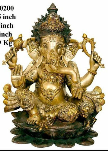 Brass Ganesha Statue 22inch