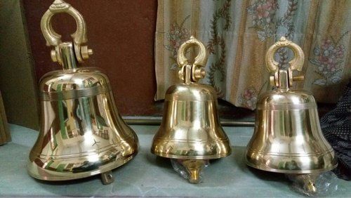 Brown Brass Temple Bells 2-100Kg