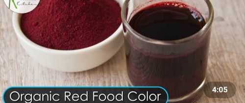 Organic Red Food Color