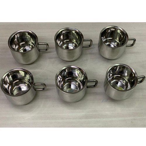 Polished Stainless Steel Cup Set