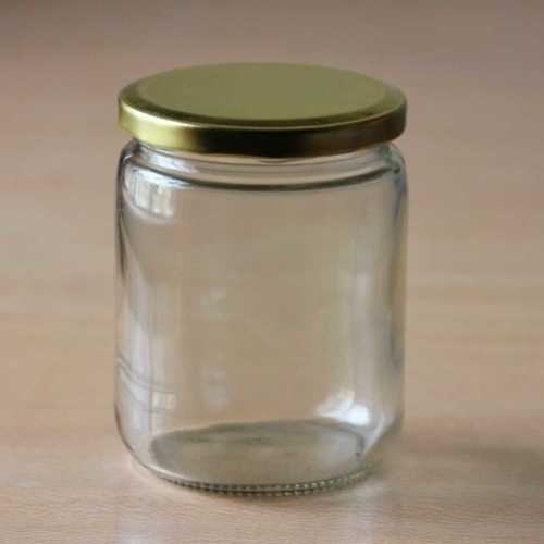 Plain Transparent Salsa Glass Jar