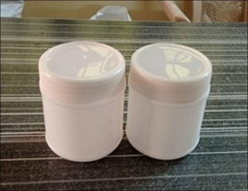 White 100 Grams Hdpe Plastic Jar