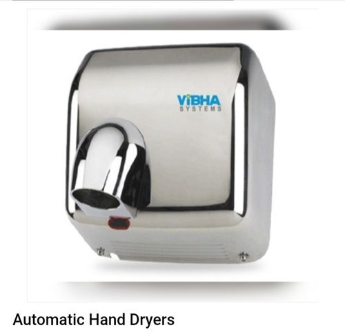 Black Automatic Hand Dryer For Restaurant And Hotel