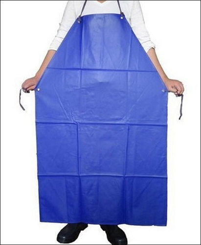 High Quality Disposable Plain Blue Plastic Apron