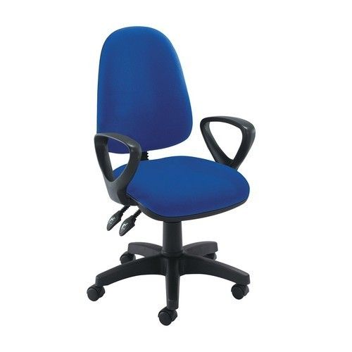 Office Workstation Blue And Black Seamless Finishing Chair